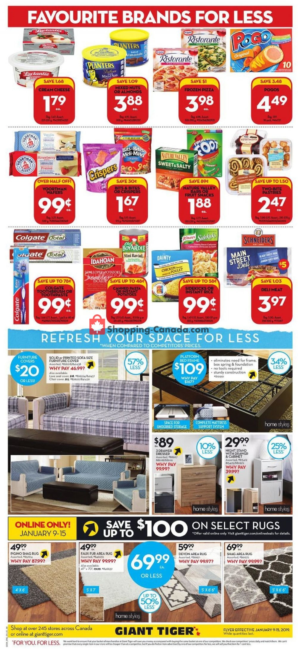 Giant Tiger flyer from Wednesday January 9, 2019 to Tuesday January 15, 2019 - page 3