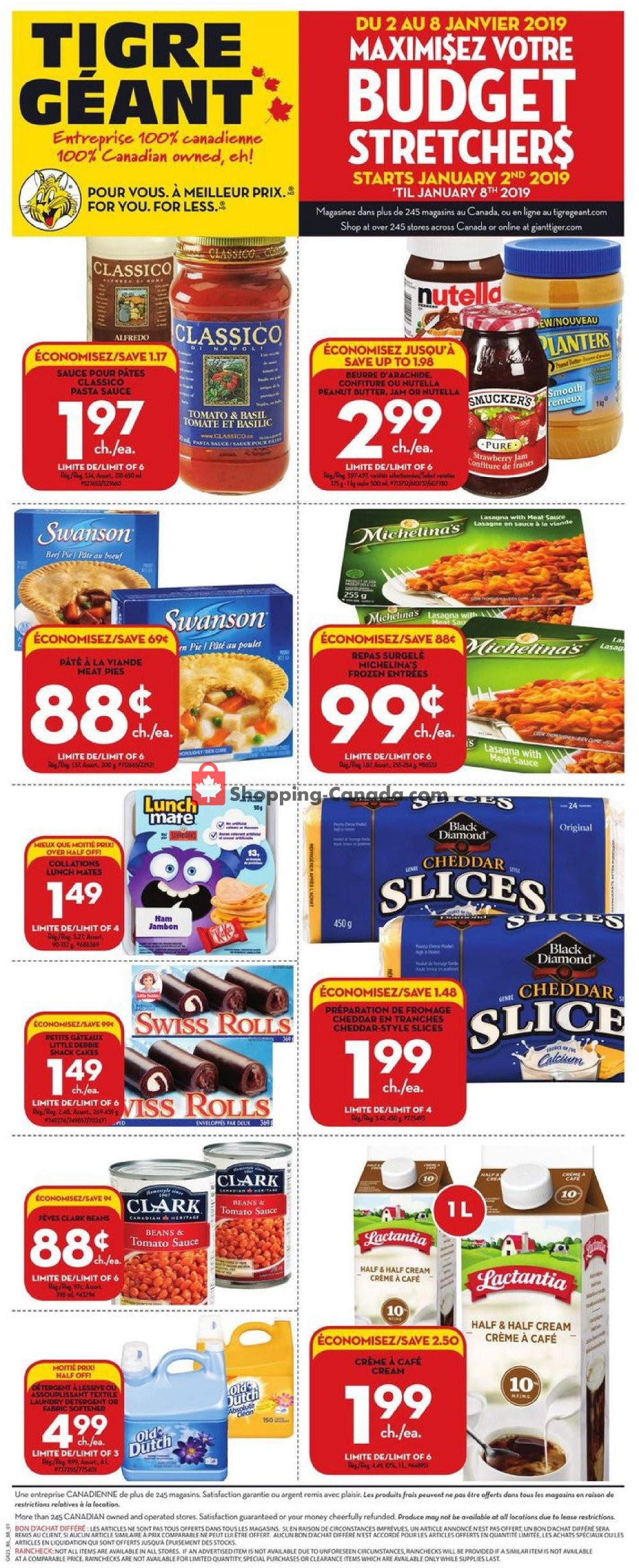 Giant Tiger flyer from Wednesday January 2, 2019 to Tuesday January 8, 2019 - page 2