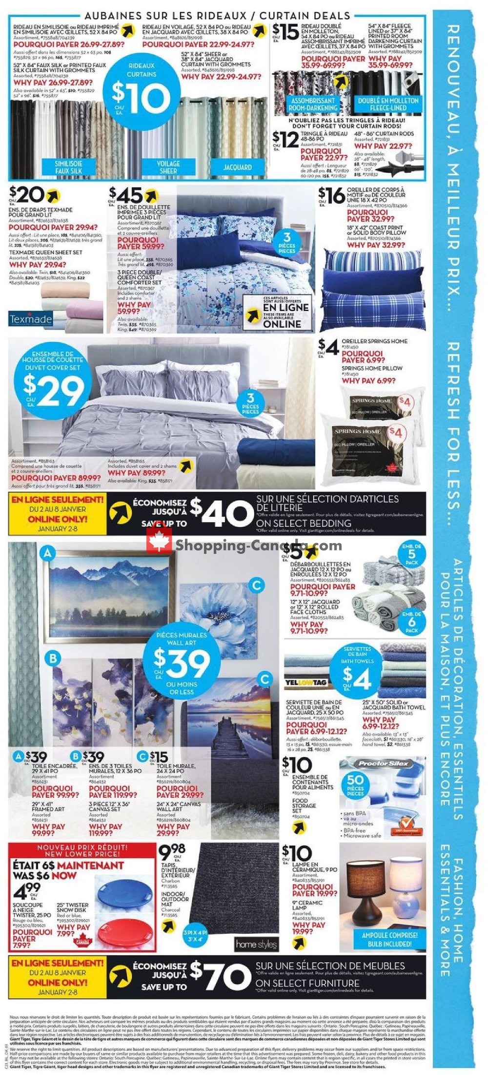 Giant Tiger flyer from Wednesday January 2, 2019 to Tuesday January 8, 2019 - page 7