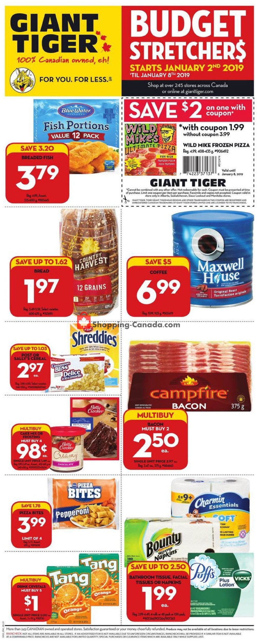 Giant Tiger flyer from Wednesday January 2, 2019 to Tuesday January 8, 2019 - page 2