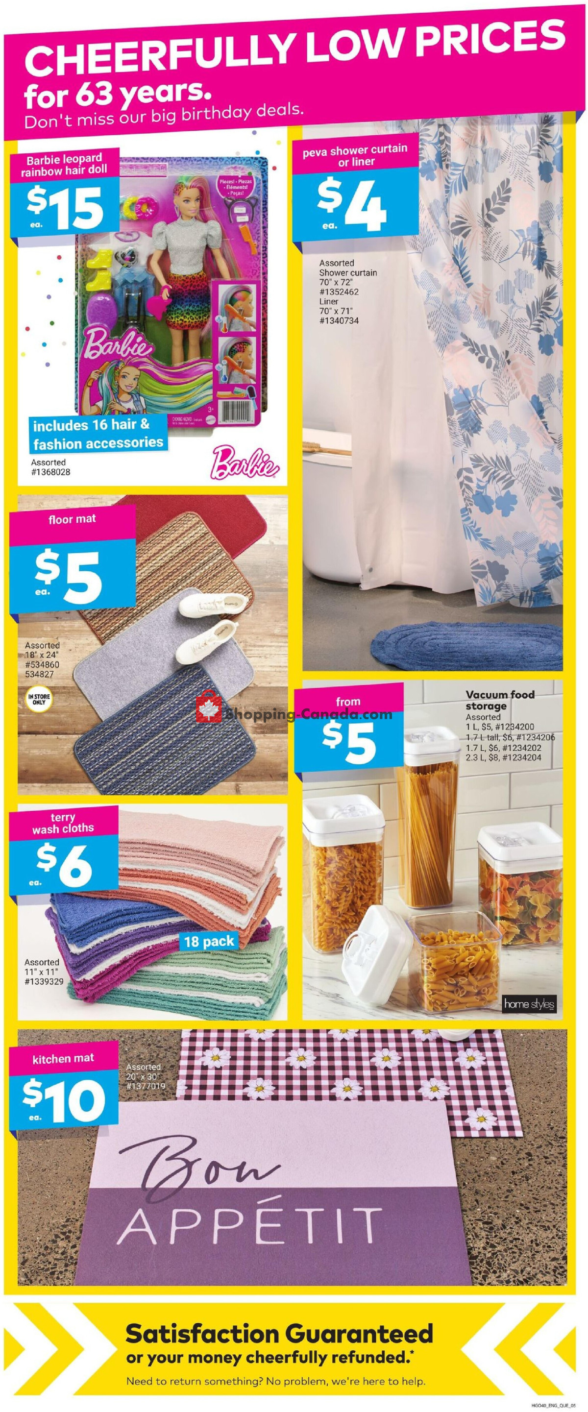 Giant Tiger flyer from Wednesday May 1, 2024 to Tuesday May 7, 2024 - page 7