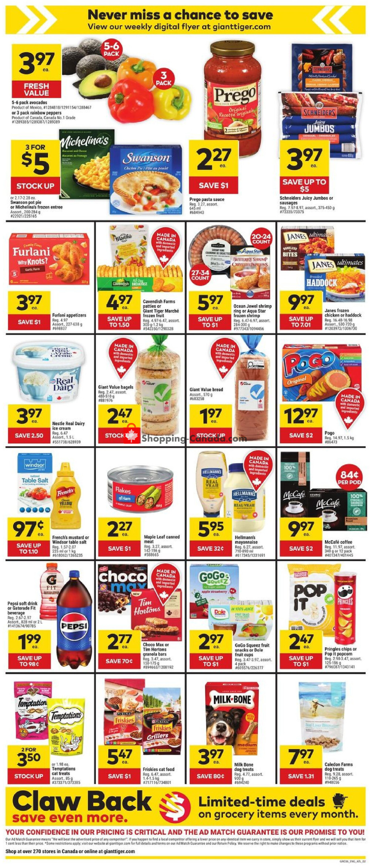 Giant Tiger flyer from Wednesday April 3, 2024 to Tuesday April 9, 2024 - page 2