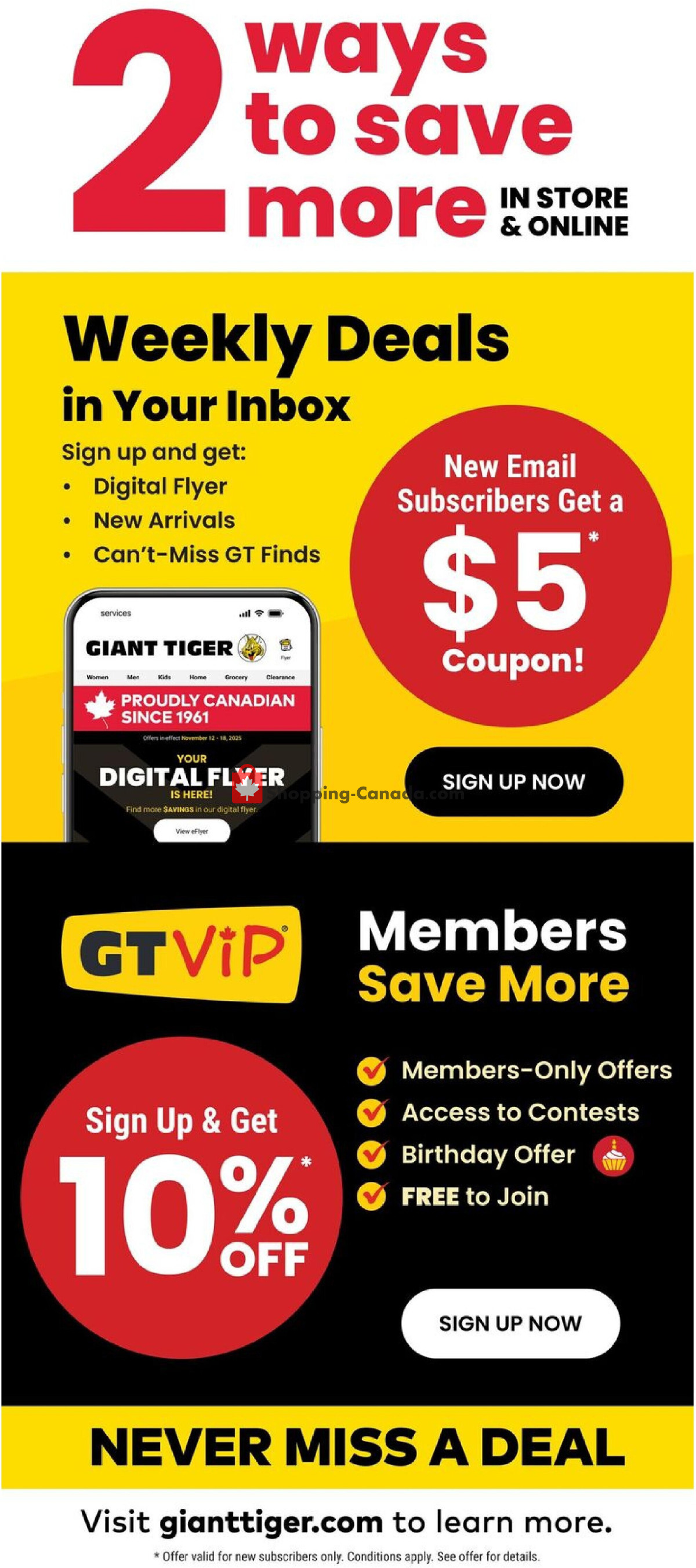 Giant Tiger flyer from Wednesday April 15, 2026 to Tuesday April 21, 2026 - page 14