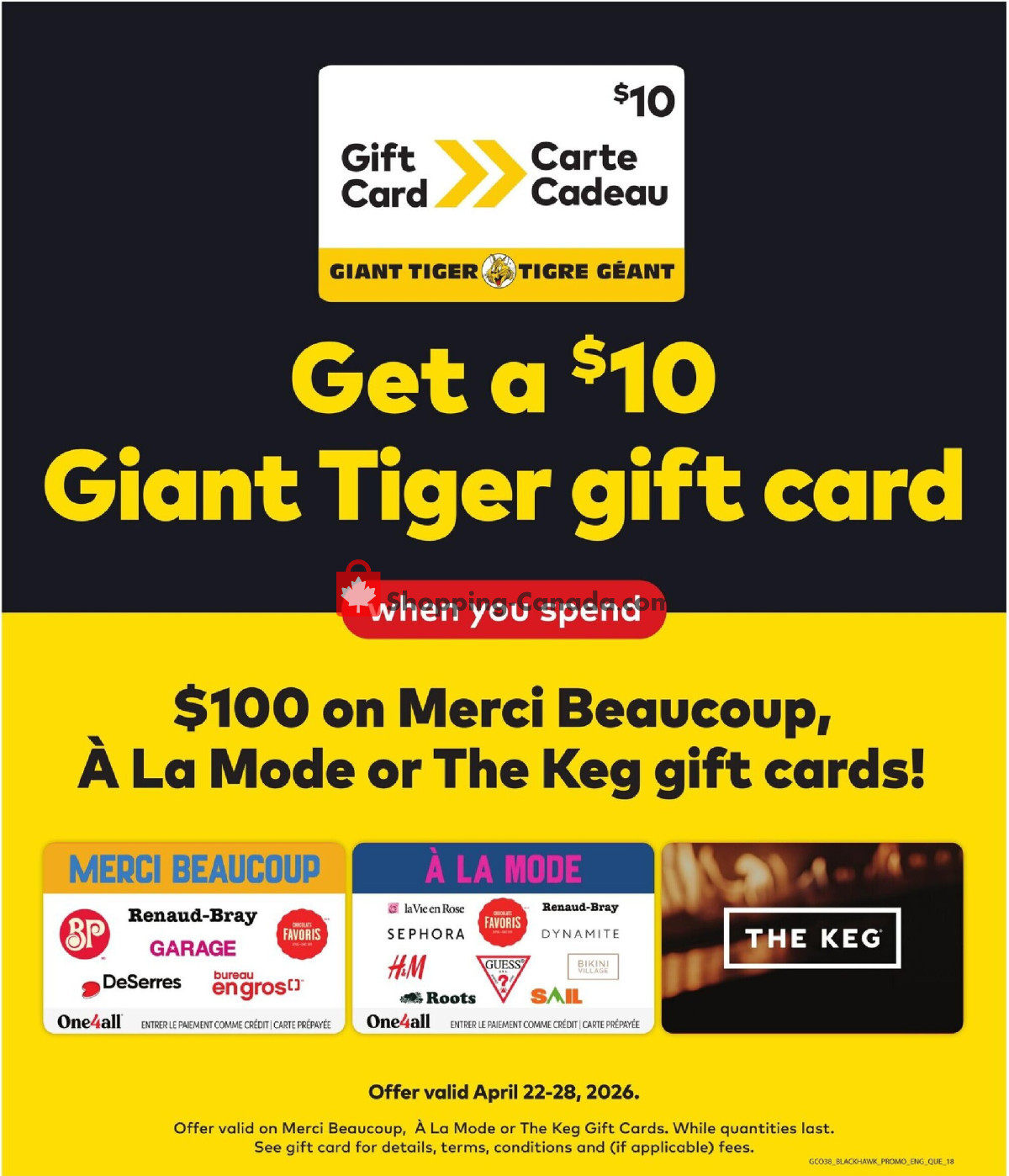 Giant Tiger flyer from Wednesday April 22, 2026 to Tuesday April 28, 2026 - page 21