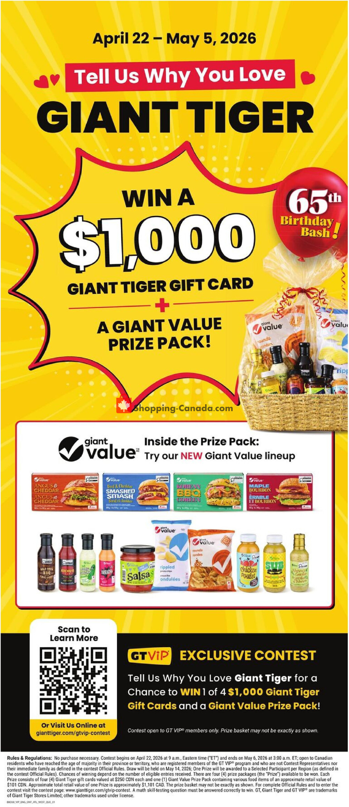 Giant Tiger flyer from Wednesday April 22, 2026 to Tuesday April 28, 2026 - page 7