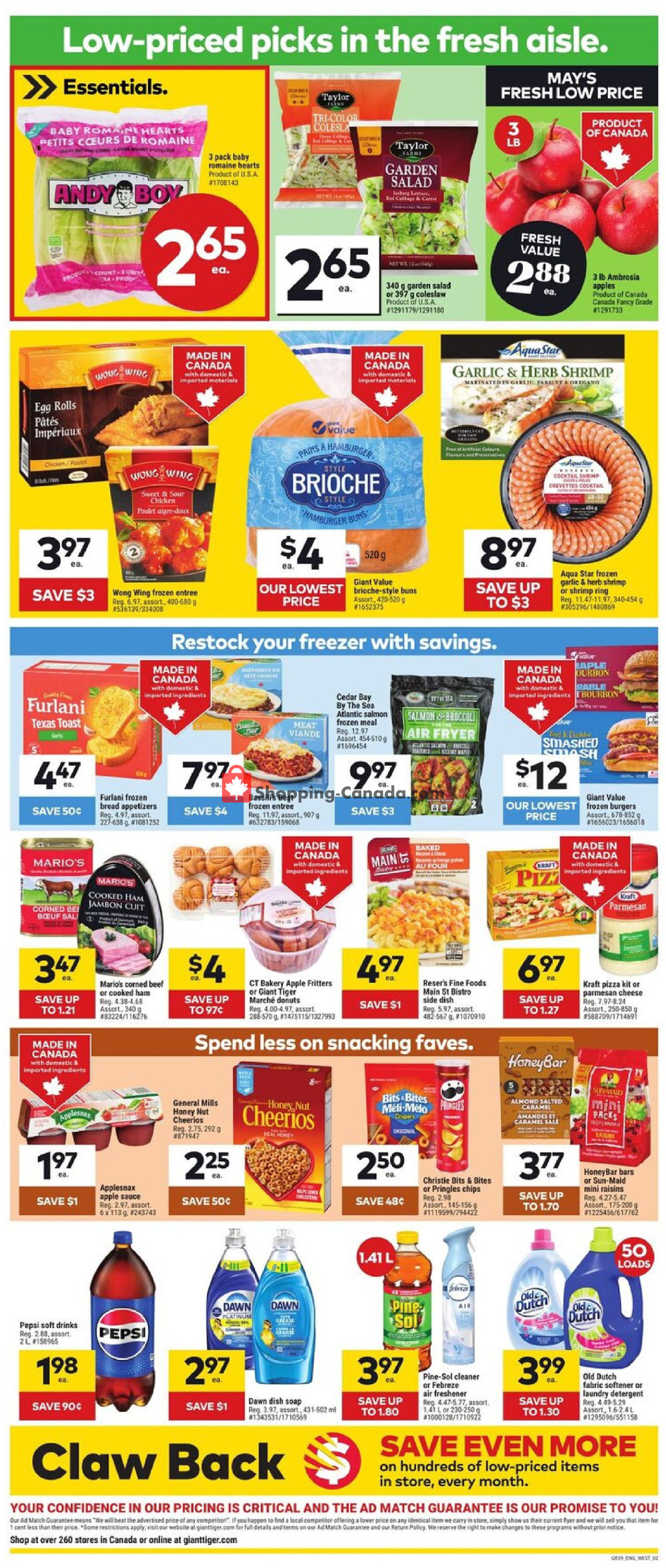 Giant Tiger flyer from Wednesday April 29, 2026 to Tuesday May 5, 2026 - page 2