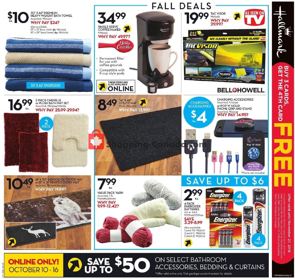Giant Tiger flyer from Wednesday October 10, 2018 to Tuesday October 16, 2018 - page 9