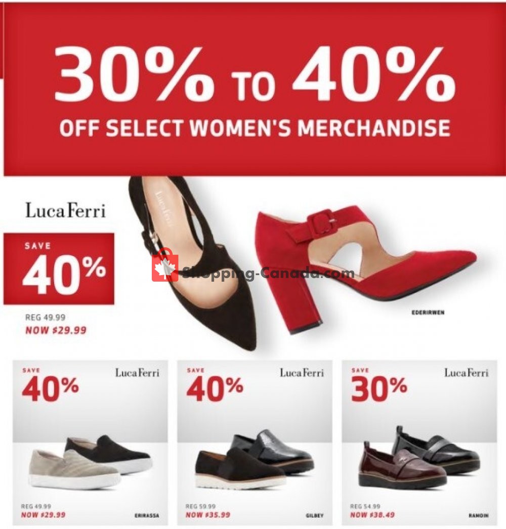 Globo Shoes Canada, flyer (The Get Ready For Fall Event) September