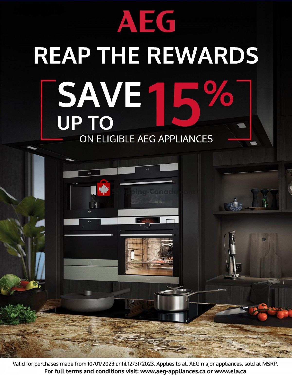 GOEMANS APPLIANCES flyer from Sunday October 1, 2023 to Sunday December 31, 2023 - page 1