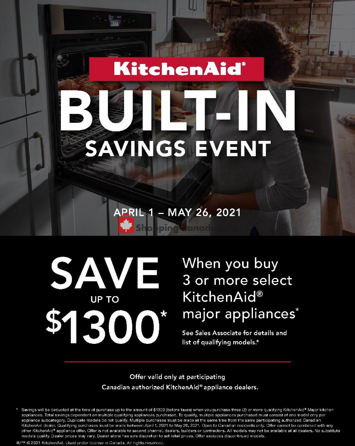 GOEMANS APPLIANCES flyer from Thursday April 1, 2021 to Wednesday May 26, 2021 - page 1