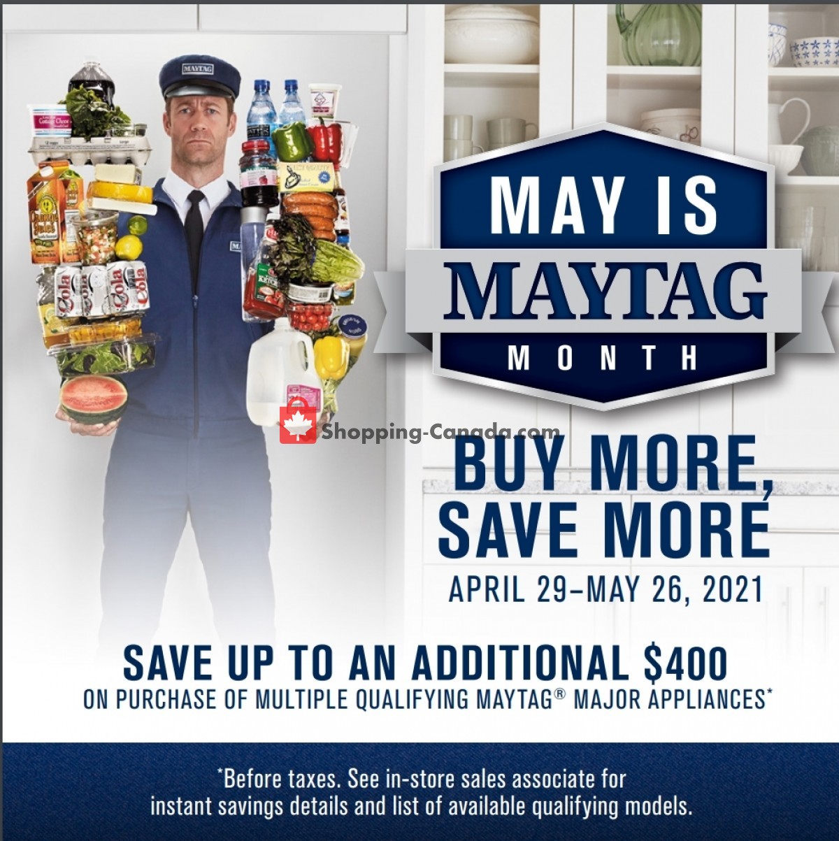 GOEMANS APPLIANCES flyer from Thursday April 29, 2021 to Wednesday May 26, 2021 - page 1