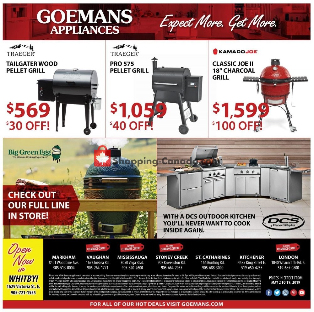 GOEMANS APPLIANCES flyer from Thursday May 2, 2019 to Sunday May 19, 2019 - page 14