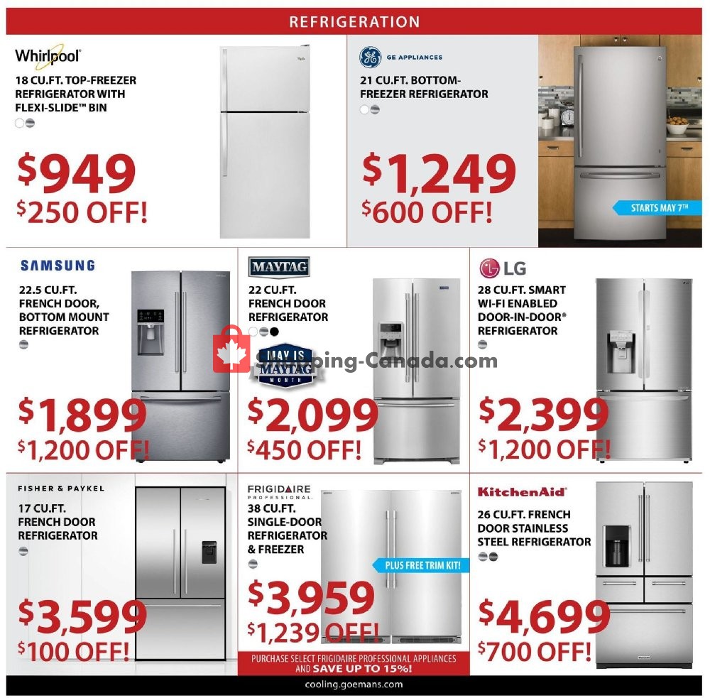 GOEMANS APPLIANCES flyer from Thursday May 2, 2019 to Sunday May 19, 2019 - page 3