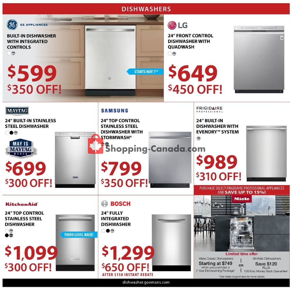 GOEMANS APPLIANCES flyer from Thursday May 2, 2019 to Sunday May 19, 2019 - page 5