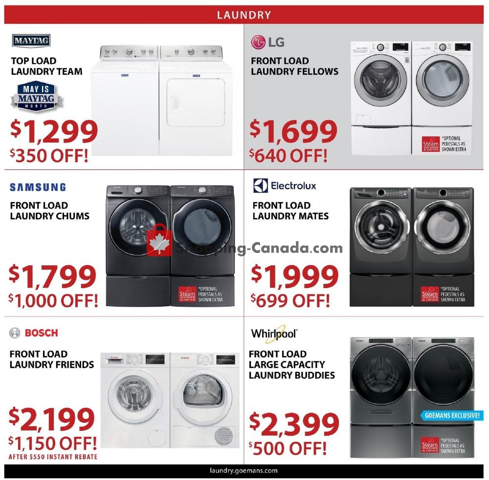 GOEMANS APPLIANCES flyer from Thursday May 2, 2019 to Sunday May 19, 2019 - page 6