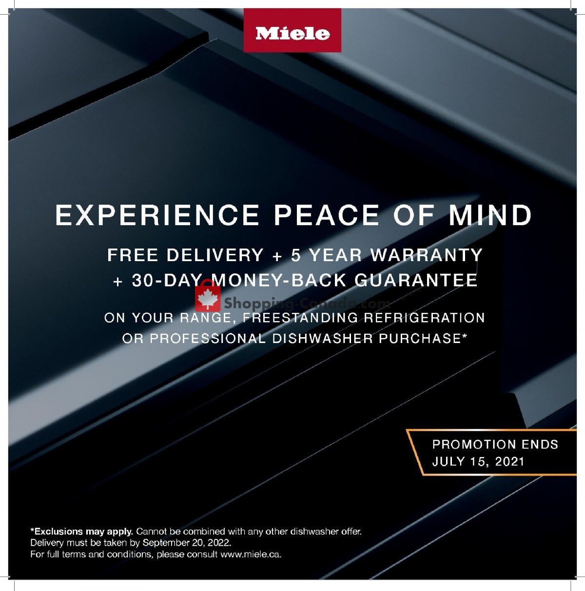 GOEMANS APPLIANCES flyer from Friday June 4, 2021 to Thursday July 15, 2021 - page 1