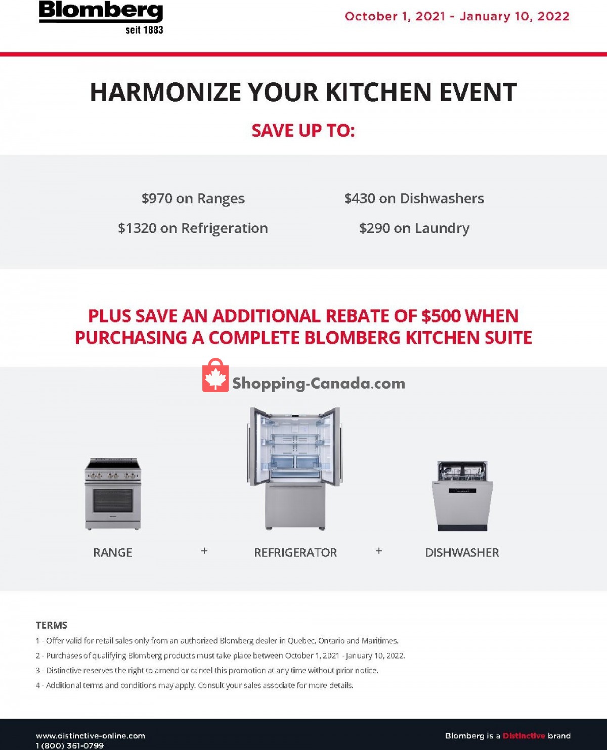 GOEMANS APPLIANCES flyer from Friday October 1, 2021 to Monday January 10, 2022 - page 2