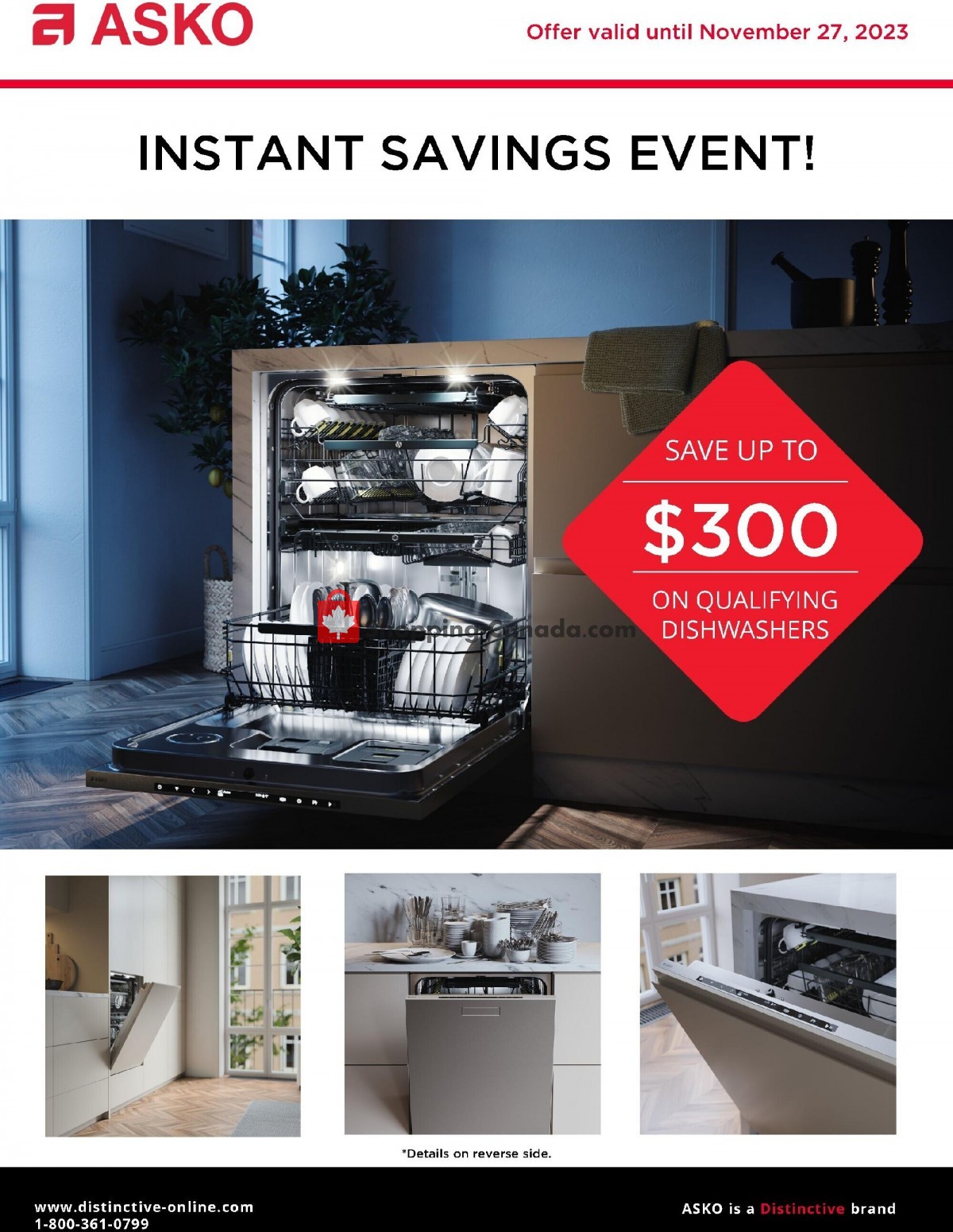 GOEMANS APPLIANCES Canada, flyer - (Instant Savings Event): October 1