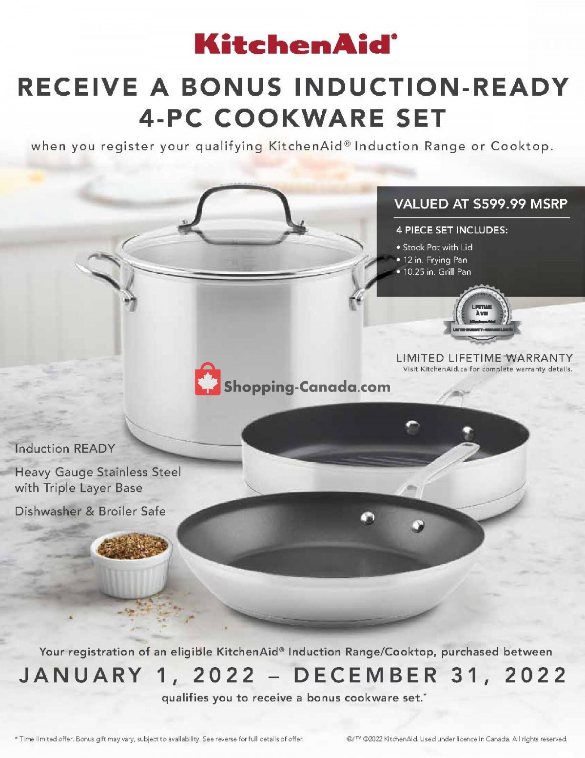 GOEMANS APPLIANCES flyer from Saturday January 1, 2022 to Saturday December 31, 2022 - page 1