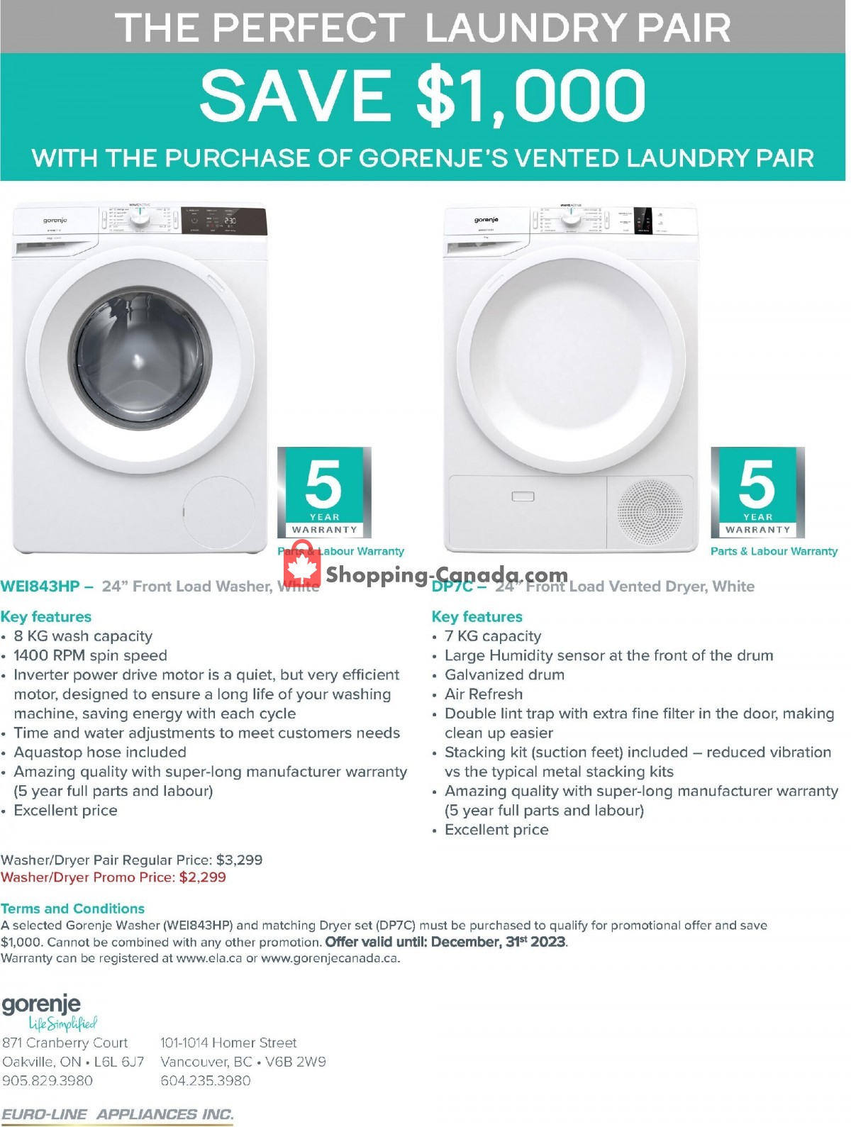 GOEMANS APPLIANCES flyer from Wednesday November 1, 2023 to Sunday December 31, 2023 - page 2