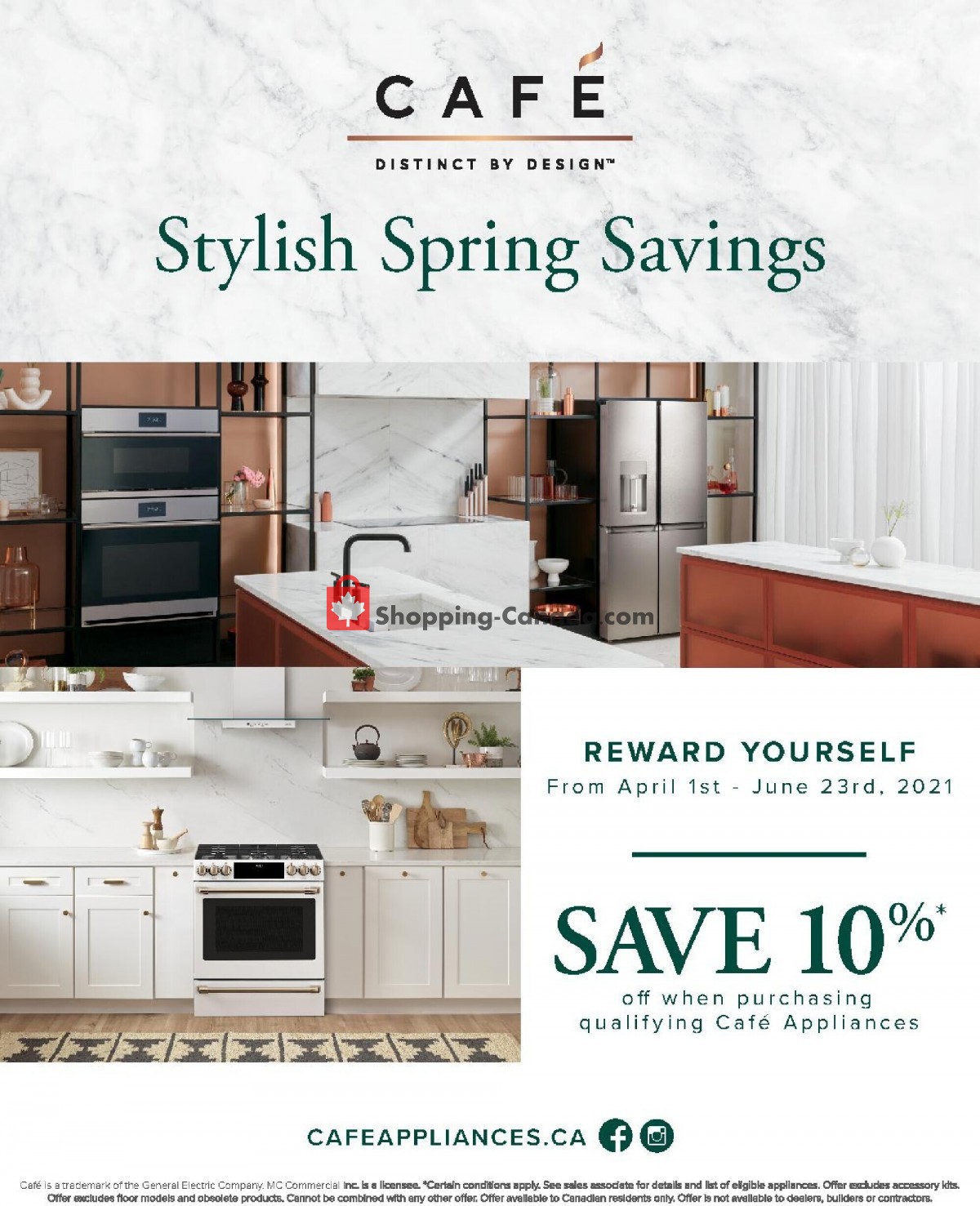GOEMANS APPLIANCES flyer from Thursday April 1, 2021 to Wednesday June 23, 2021 - page 1