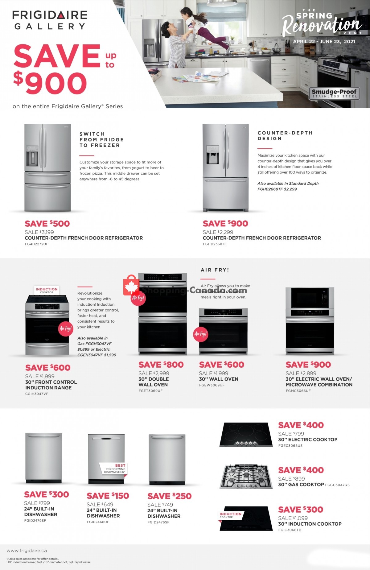 GOEMANS APPLIANCES flyer from Thursday April 22, 2021 to Wednesday June 23, 2021 - page 1