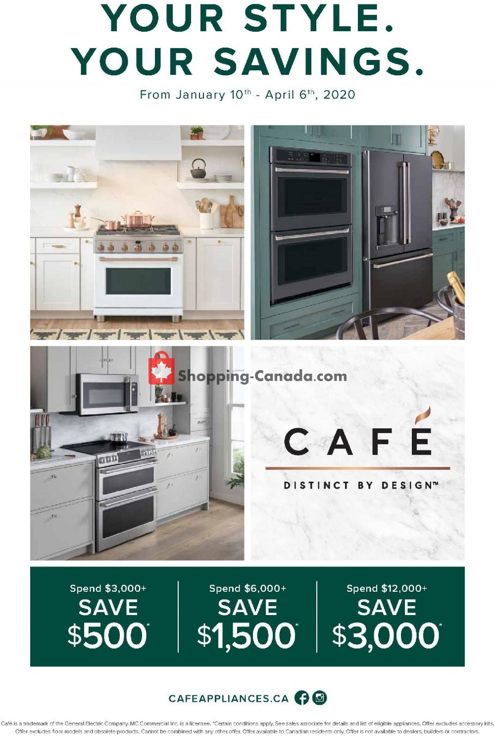 GOEMANS APPLIANCES flyer from Friday January 10, 2020 to Monday April 6, 2020 - page 1