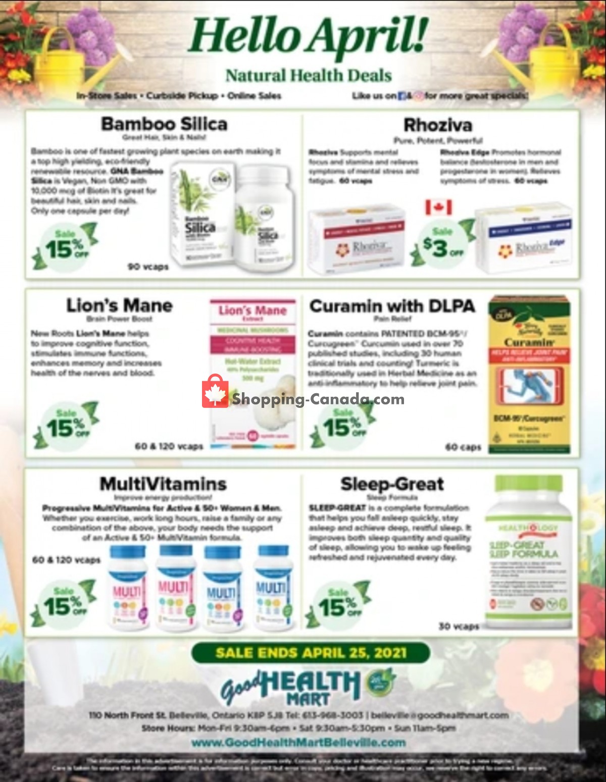 Good Health Mart flyer from Thursday April 1, 2021 to Sunday April 25, 2021 - page 2
