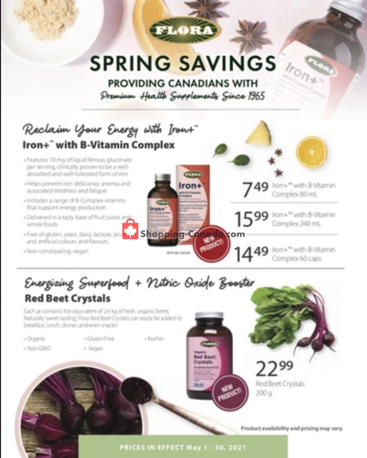 Good Health Mart flyer from Saturday May 1, 2021 to Sunday May 30, 2021 - page 1