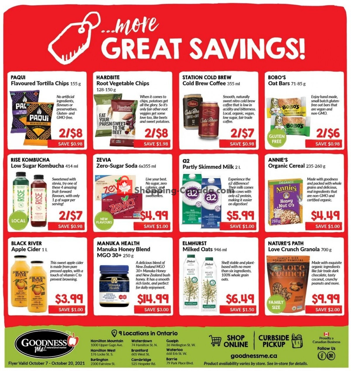 Goodness Me flyer from Thursday October 7, 2021 to Wednesday October 20, 2021 - page 13