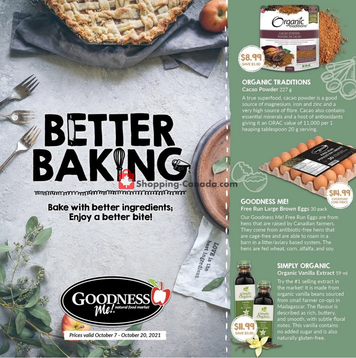 Goodness Me flyer from Thursday October 7, 2021 to Wednesday October 20, 2021 - page 14