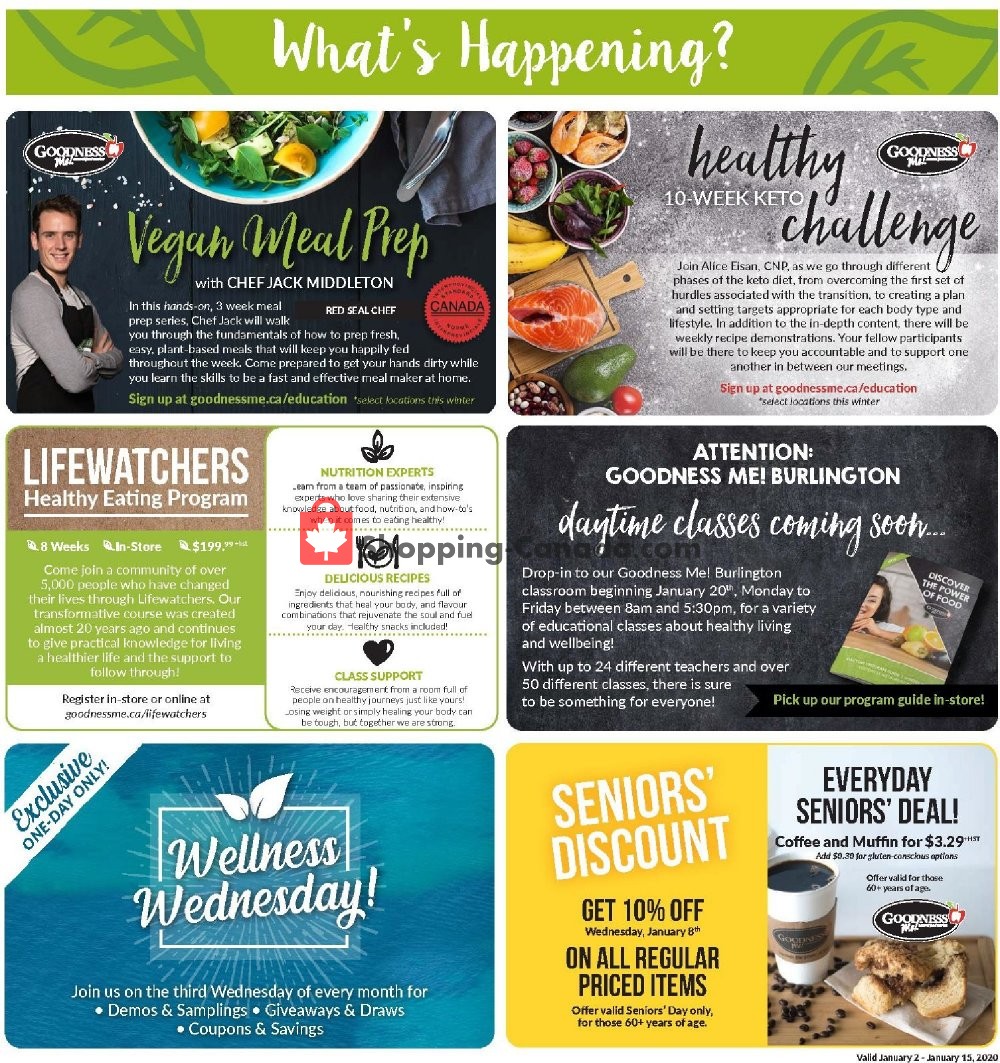 Goodness Me flyer from Thursday January 9, 2020 to Wednesday January 15, 2020 - page 11