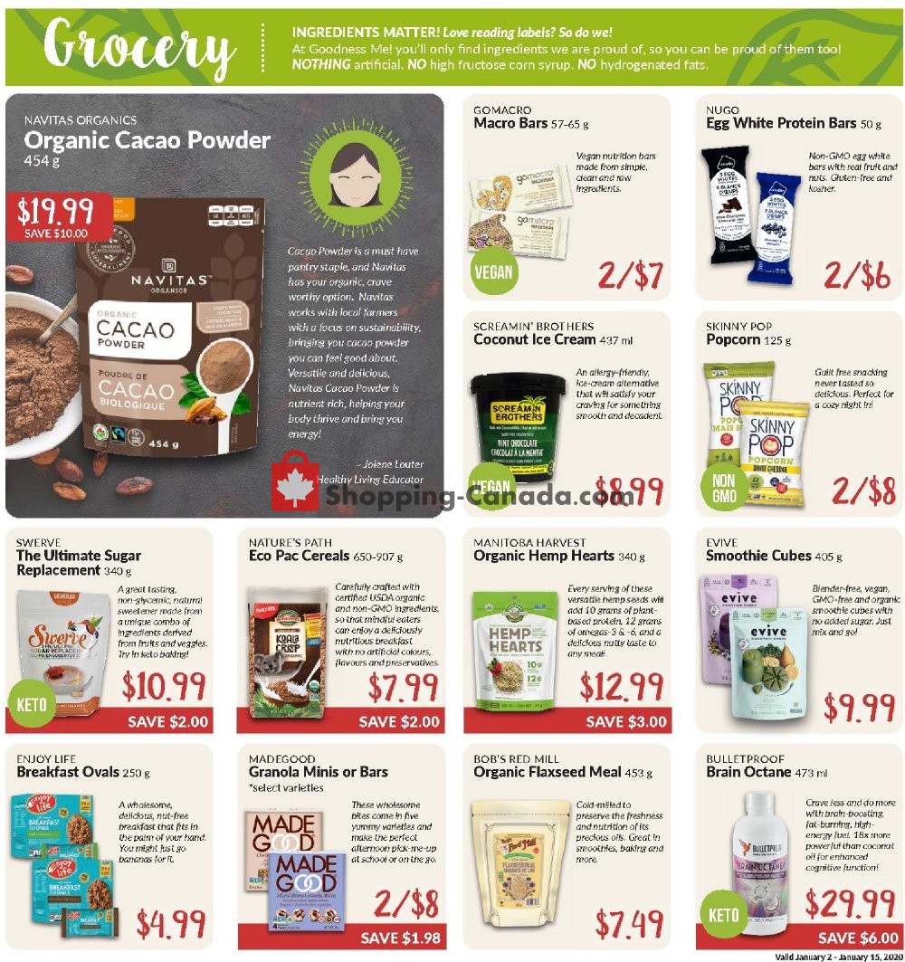 Goodness Me flyer from Thursday January 9, 2020 to Wednesday January 15, 2020 - page 5
