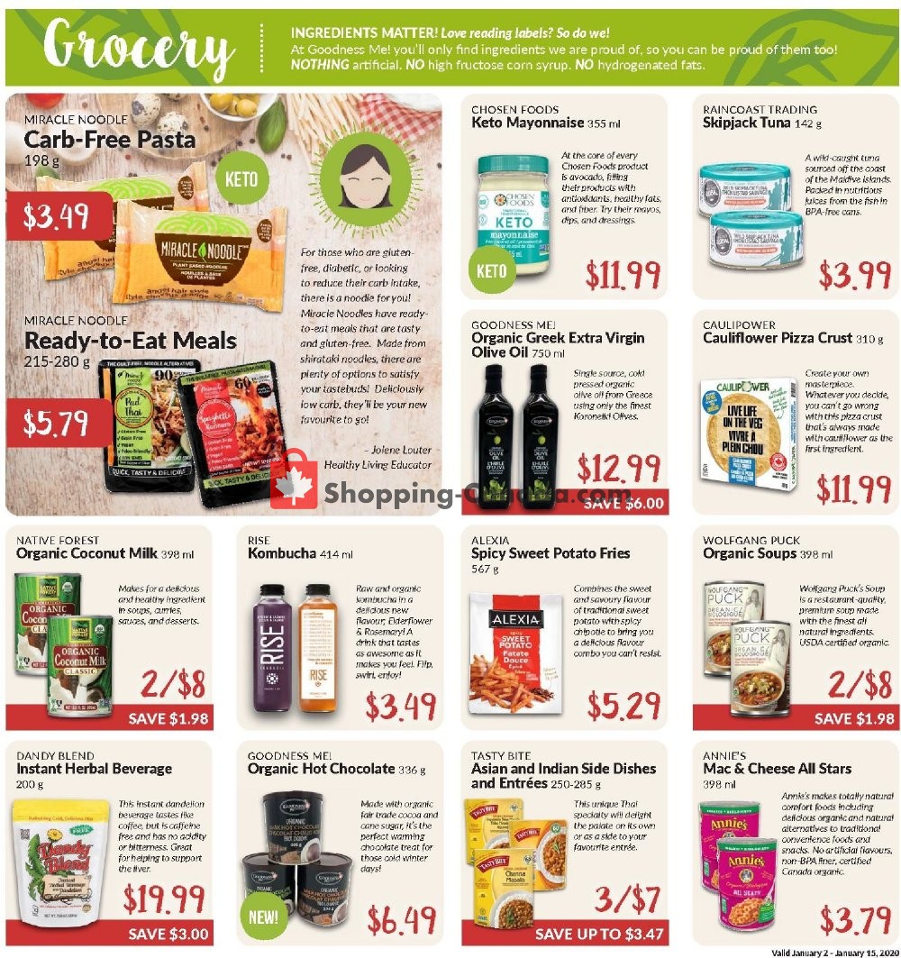 Goodness Me flyer from Thursday January 9, 2020 to Wednesday January 15, 2020 - page 6