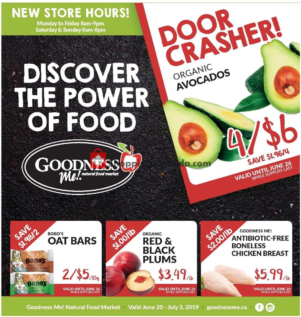 Goodness Me flyer from Thursday June 20, 2019 to Wednesday July 3, 2019 - page 1