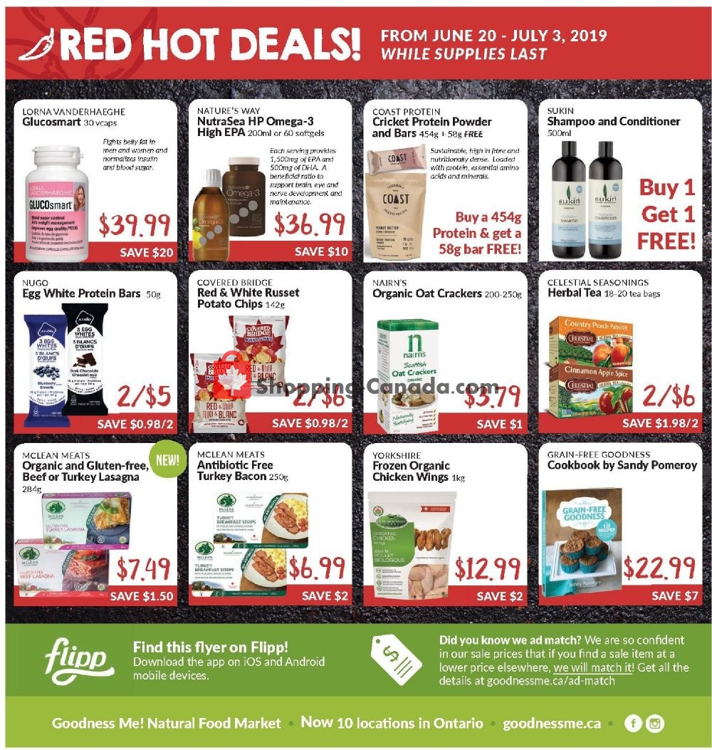 Goodness Me flyer from Thursday June 20, 2019 to Wednesday July 3, 2019 - page 8