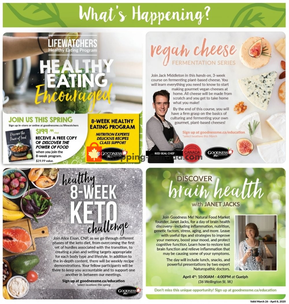 Goodness Me flyer from Thursday March 26, 2020 to Wednesday April 8, 2020 - page 12