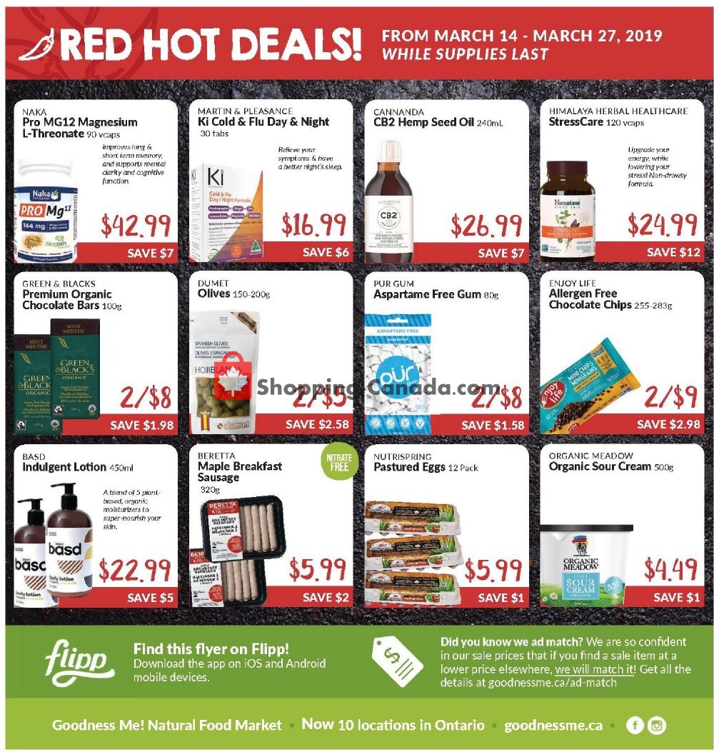 Goodness Me flyer from Thursday March 14, 2019 to Wednesday March 27, 2019 - page 8