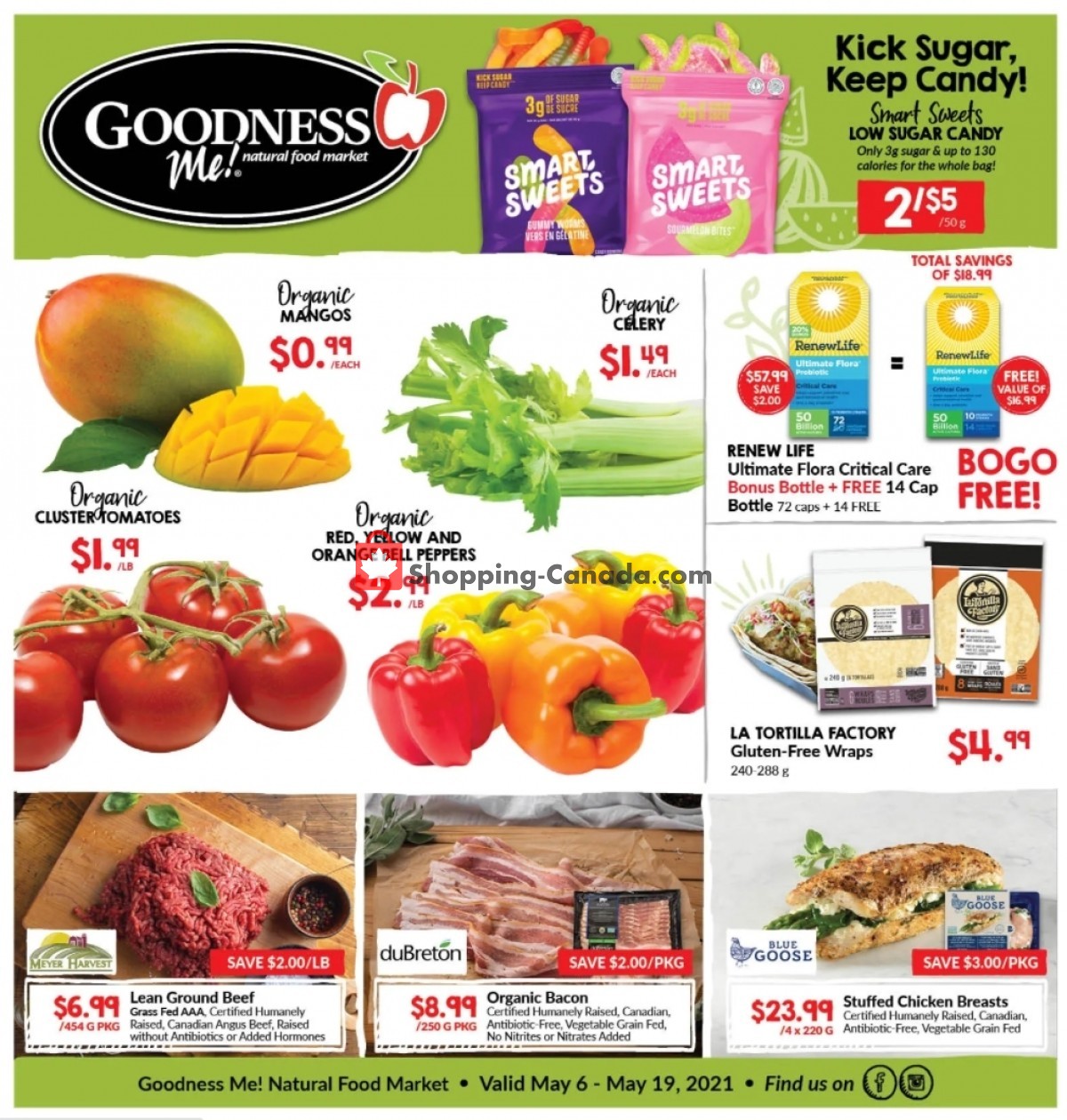 Goodness Me flyer from Thursday May 6, 2021 to Wednesday May 19, 2021 - page 1