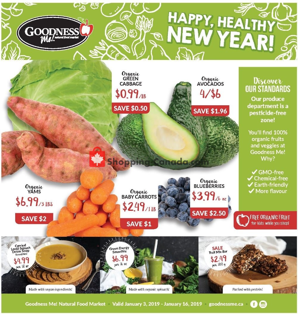 Goodness Me flyer from Thursday January 3, 2019 to Wednesday January 16, 2019 - page 3