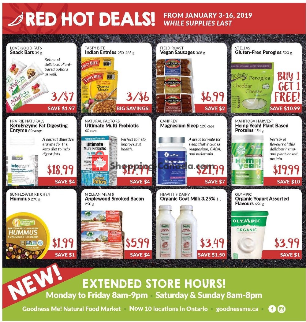 Goodness Me flyer from Thursday January 3, 2019 to Wednesday January 16, 2019 - page 8