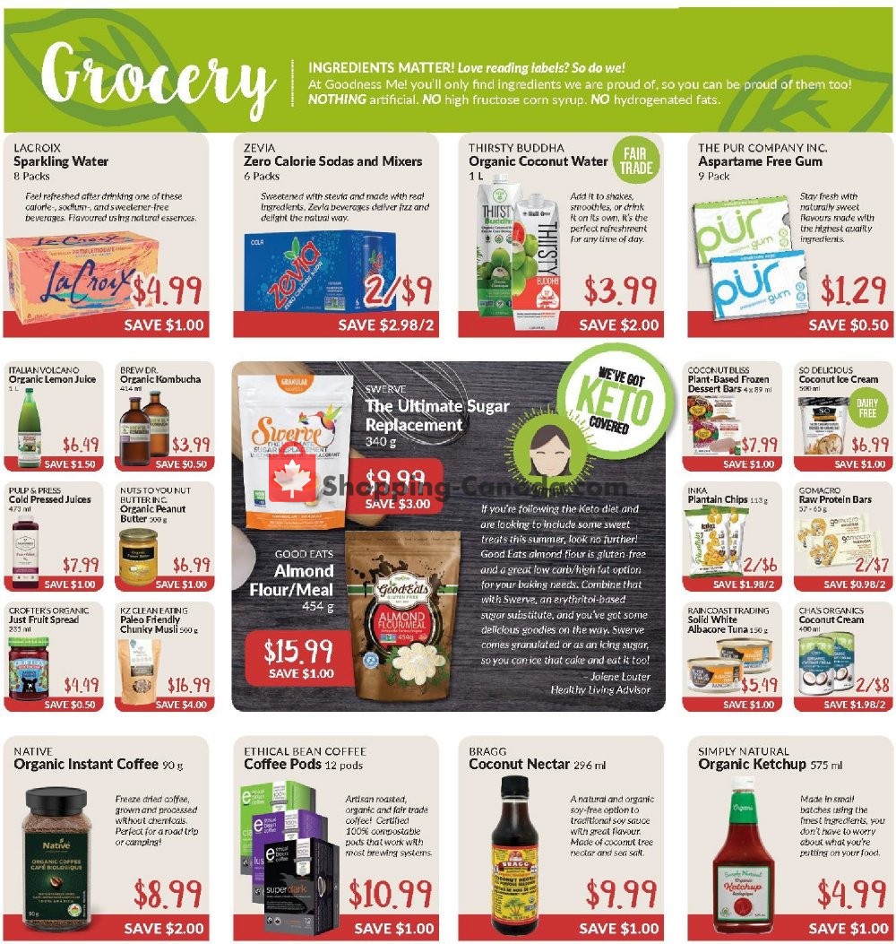 Goodness Me flyer from Thursday July 18, 2019 to Wednesday July 31, 2019 - page 4