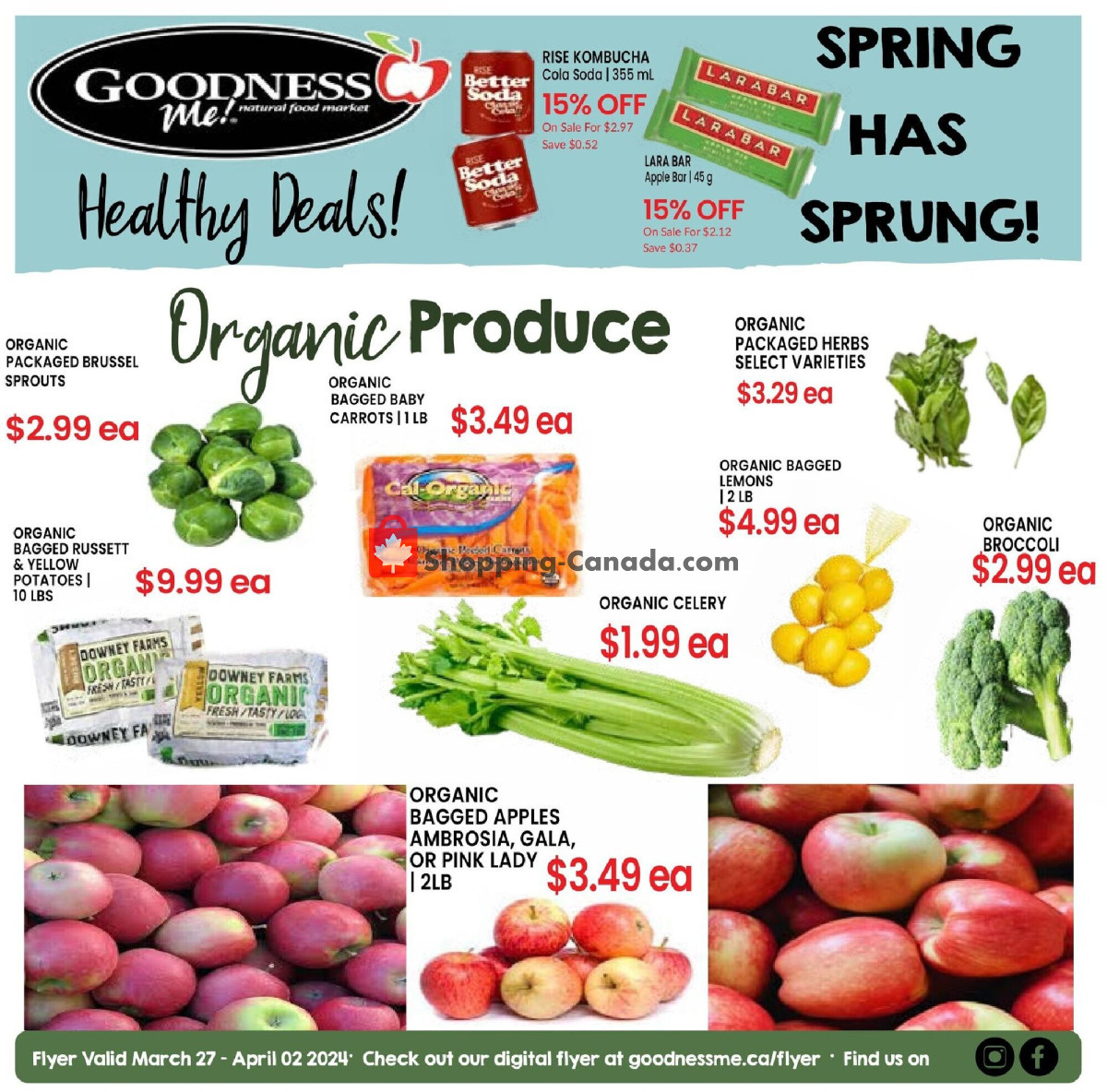 Goodness Me flyer from Wednesday March 27, 2024 to Tuesday April 2, 2024 - page 7