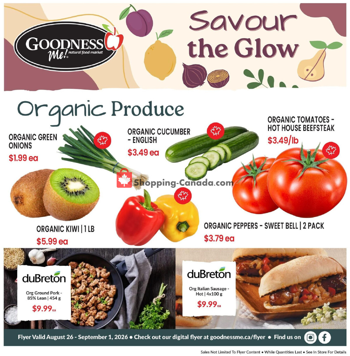 Goodness Me flyer from Wednesday August 26, 2026 to Tuesday September 1, 2026 - page 18