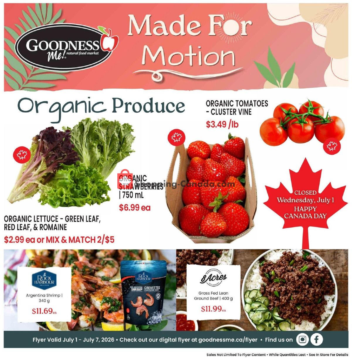 Goodness Me flyer from Wednesday July 1, 2026 to Tuesday July 7, 2026 - page 21