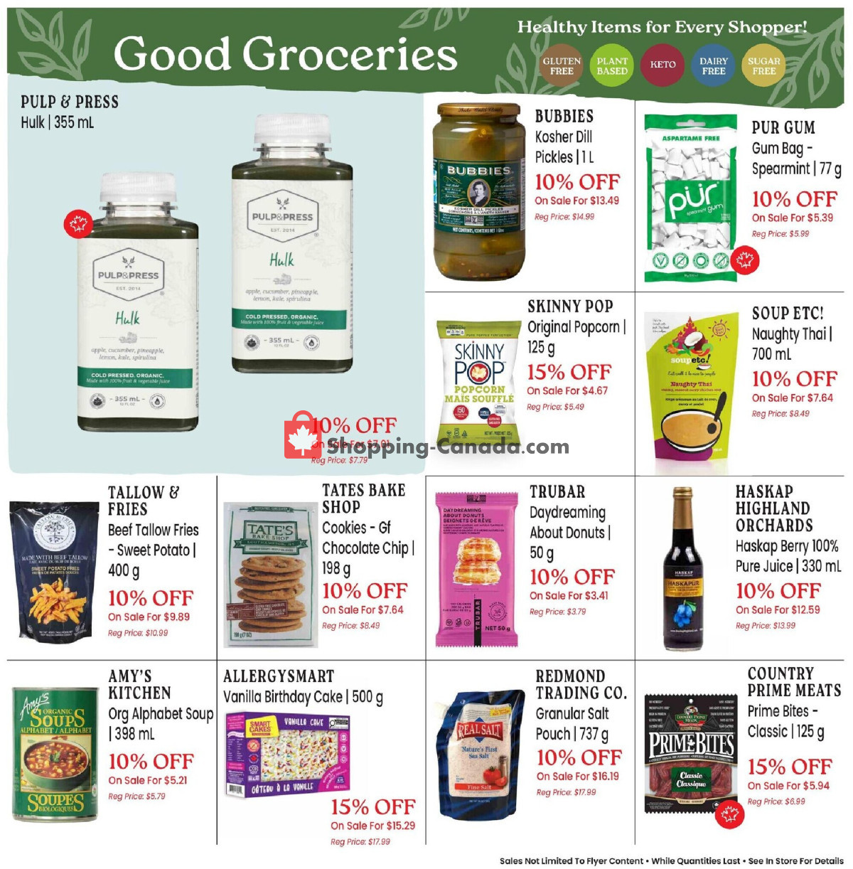 Goodness Me flyer from Wednesday July 15, 2026 to Tuesday July 21, 2026 - page 9