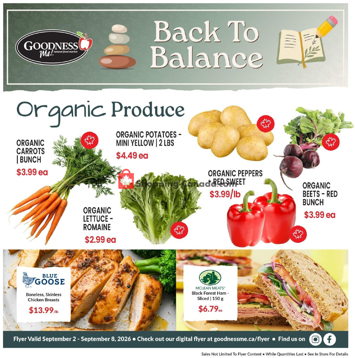 Goodness Me flyer from Wednesday September 2, 2026 to Tuesday September 8, 2026 - page 23