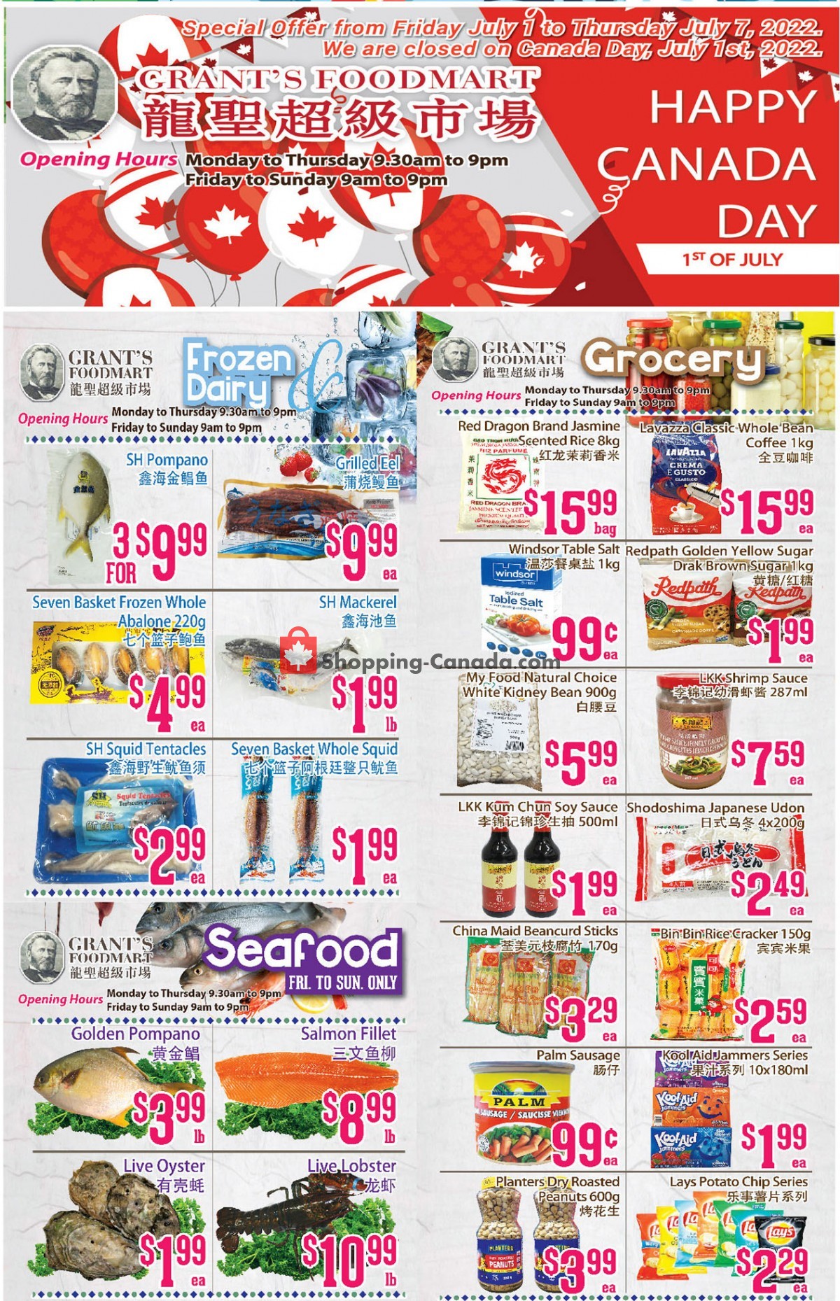 Grant's Foodmart flyer from Friday July 1, 2022 to Thursday July 7, 2022 - page 2