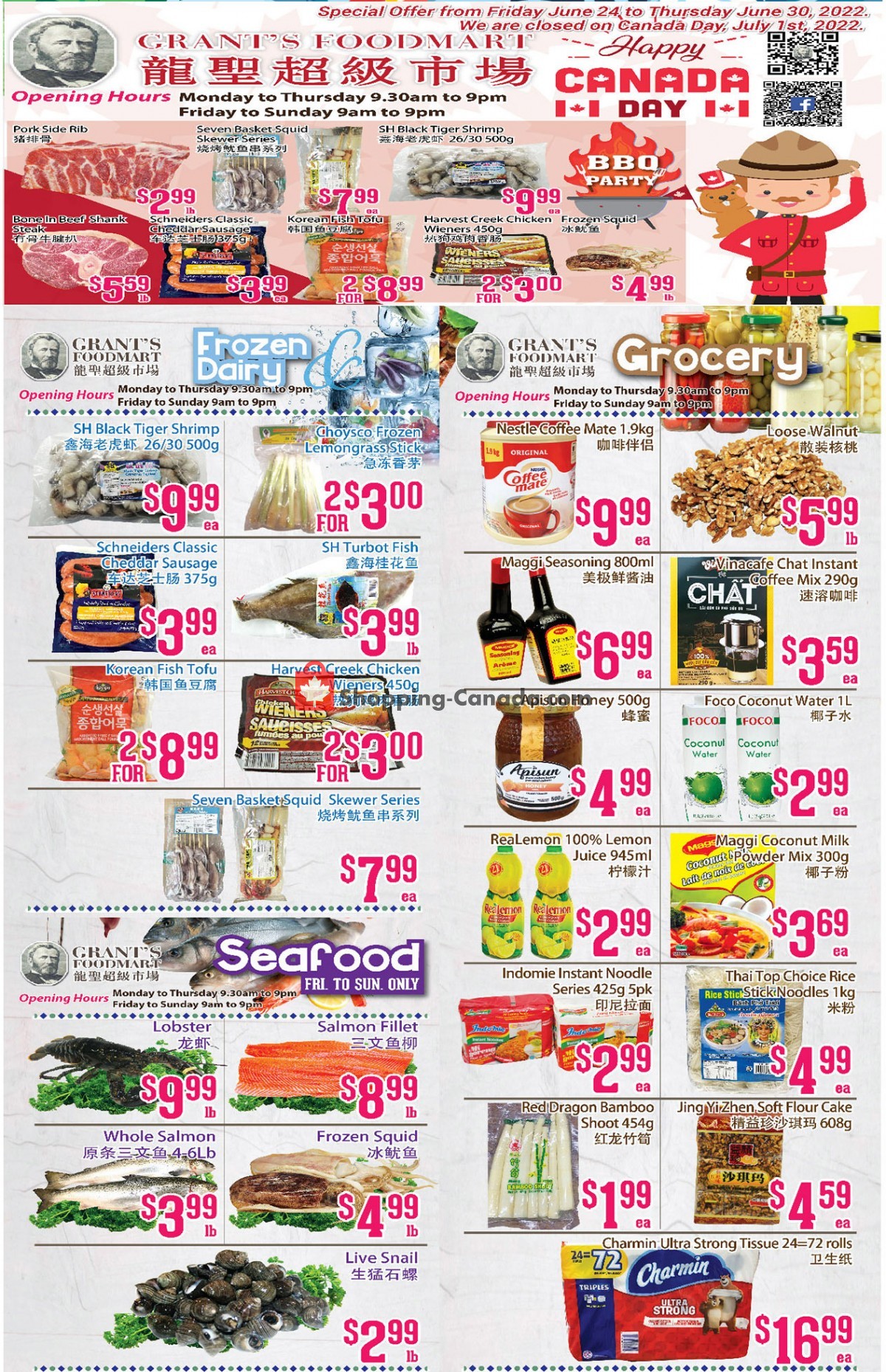 Grant's Foodmart flyer from Friday June 24, 2022 to Thursday June 30, 2022 - page 2