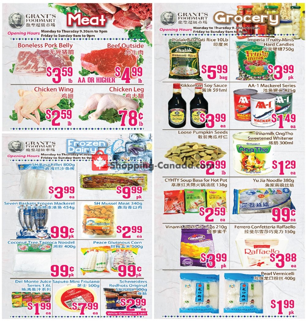 Grant's Foodmart flyer from Friday October 16, 2020 to Thursday October 22, 2020 - page 2